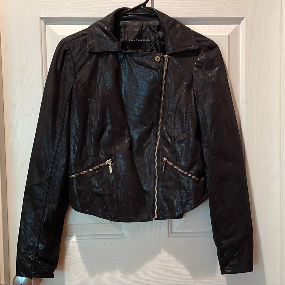 Rock & Republic Black Moto StyleJackt